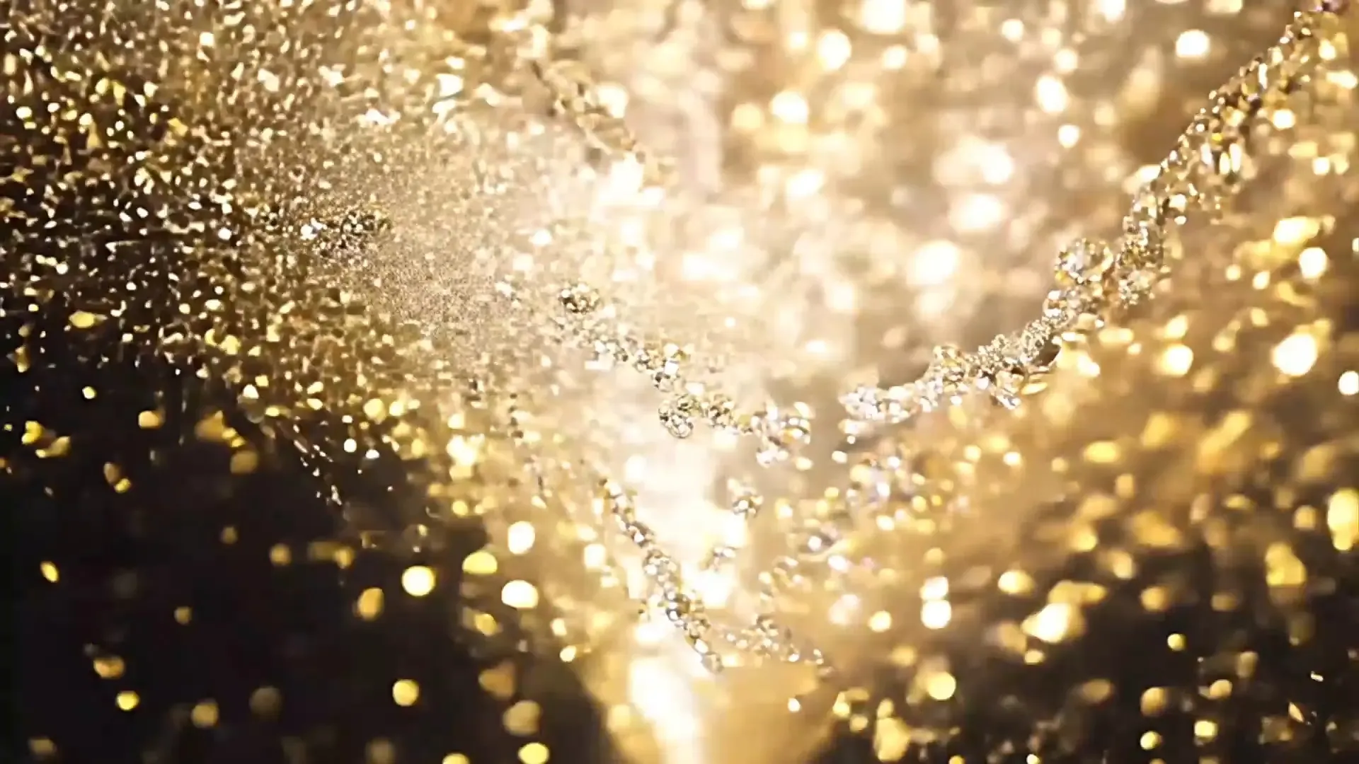 Golden Dust Particle Overlay for Glamorous Cinematic Trailers